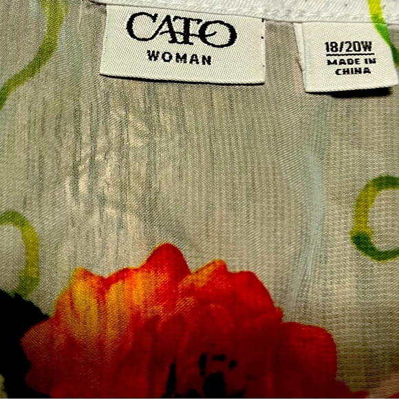 Cato ~ Women’s Top 18/20 W XL - Picture 6 of 6